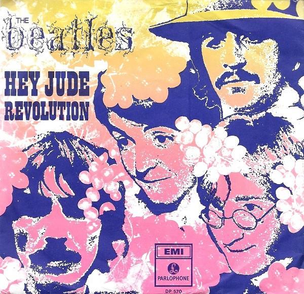 Beatles single uniek Hey Jude, Gebruikt, 7 inch, Single, Ophalen of Verzenden