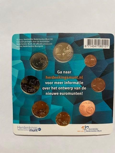 Introductieset 2014 alle Euromunten Koning Willem-Alexander, Verzenden, Koningin Beatrix, Euro's, Setje