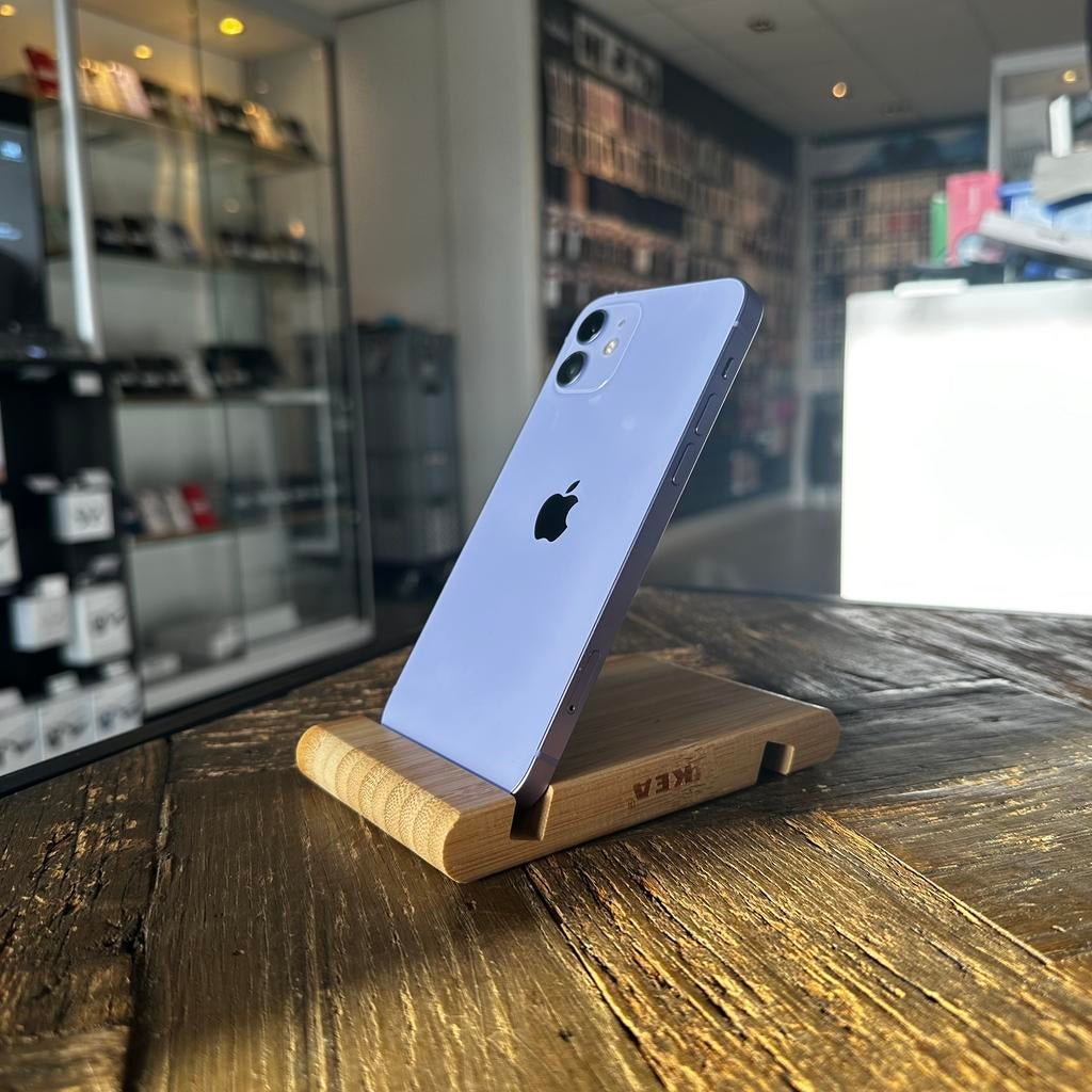 Apple iPhone 12 64GB - Als Nieuw - incl Garantie, 92 %, Apple, Paars, Ophalen of Verzenden