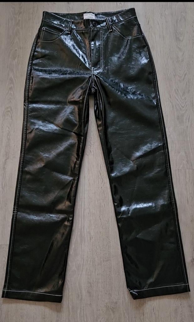 Nieuw Nieuwe lak leren broek van catwalk junkie maat 36, Ophalen, Zwart, Nieuw, Maat 36 (S)