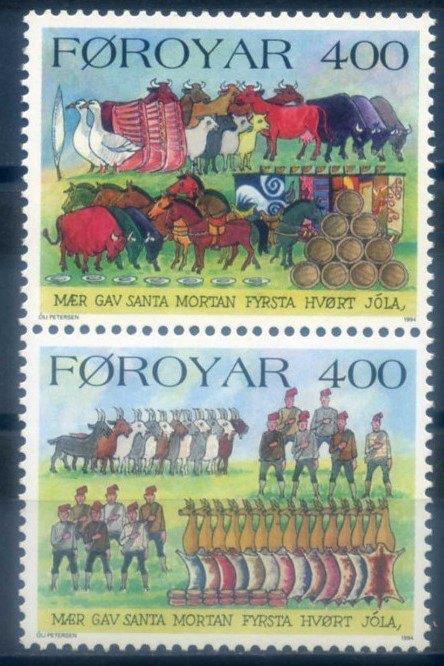 11-02 Faroer MI 270/1 postfris, Ophalen of Verzenden, Denemarken, Postfris