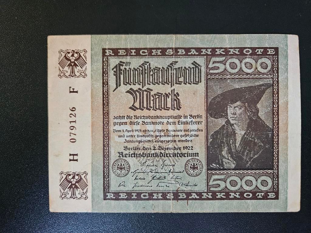 Duitsland pick 81a 1922      2, Postzegels en Munten, Bankbiljetten | Europa | Niet-Eurobiljetten, Ophalen of Verzenden, Duitsland