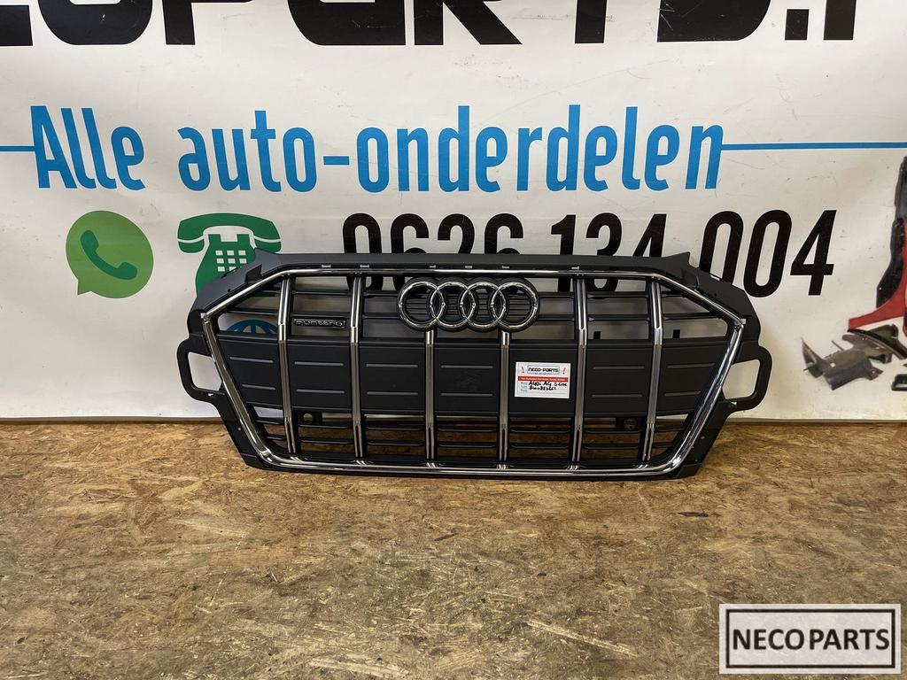 AUDI A4 8W S-LINE QUATTRO GRILL GRILLEN ORIGINEEL, Gebruikt, Achter, Bumper, Audi