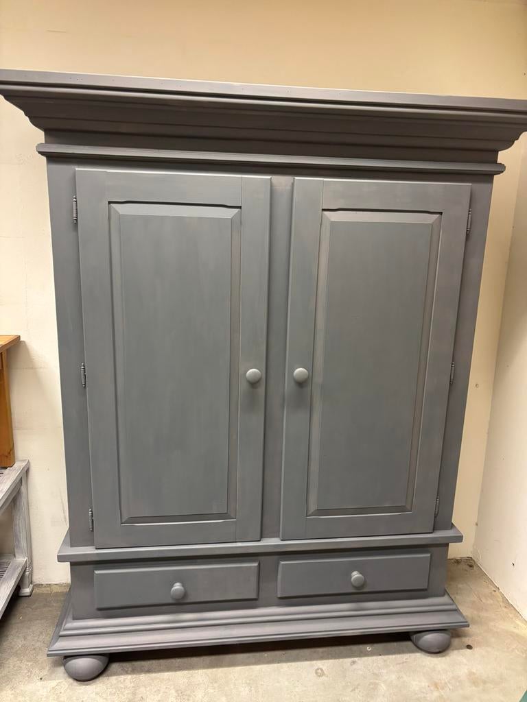 Brocante buffetkast / toogkast / broodkast, Huis en Inrichting, Ophalen, Studio Larilo, Met deur(en), 150 tot 200 cm