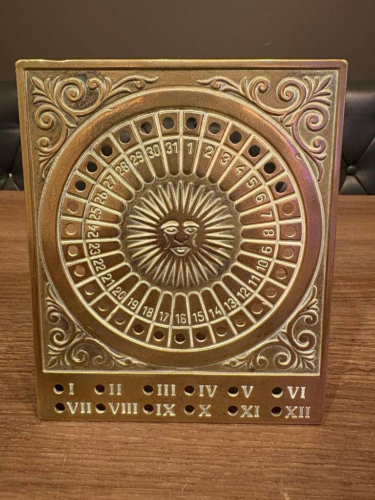 Vintage Eeuwigdurende Kalender, Antiek en Kunst, Ophalen of Verzenden