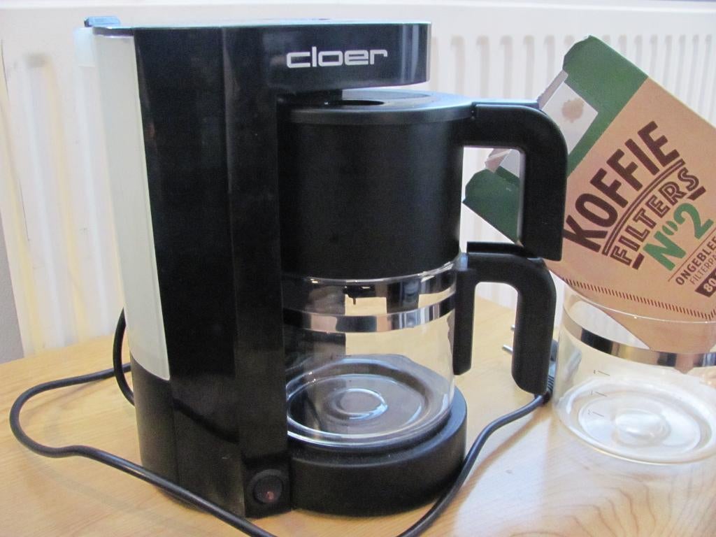 Cloer koffiezetapparaat 5981., Afneembaar waterreservoir, Gebruikt, Koffiemachine, Gemalen koffie