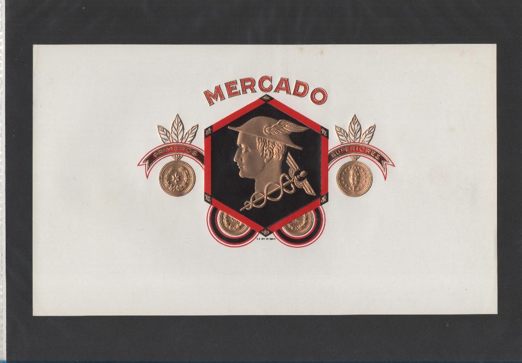 Sigarenband 121 Etiket Mercado, Ophalen of Verzenden, Zo goed als nieuw, Sigarenbandjes