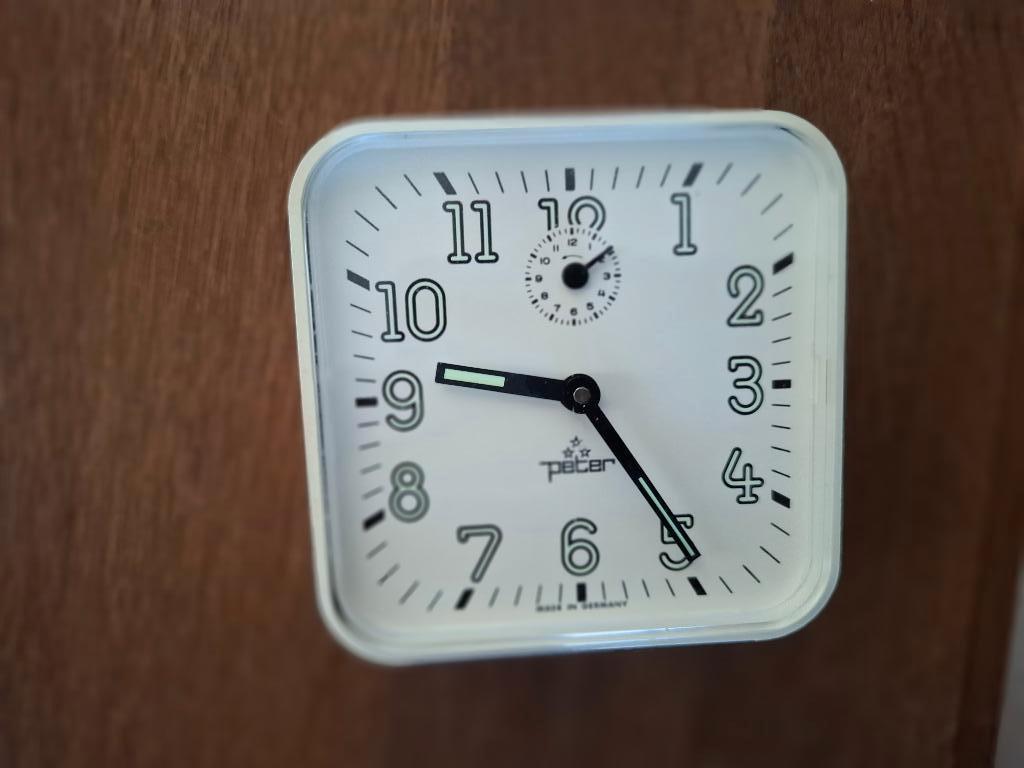 wekker Peter Germany, Witgoed en Apparatuur, Wekkers, Verzenden, Gebruikt