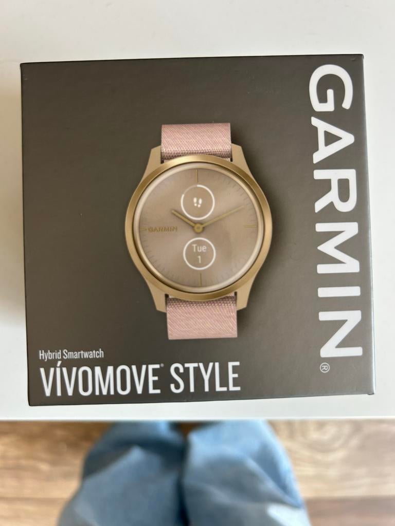 Garmin Vívomove Style Hybride Smartwatch, Afstand, Ophalen of Verzenden, Zo goed als nieuw, Waterdicht