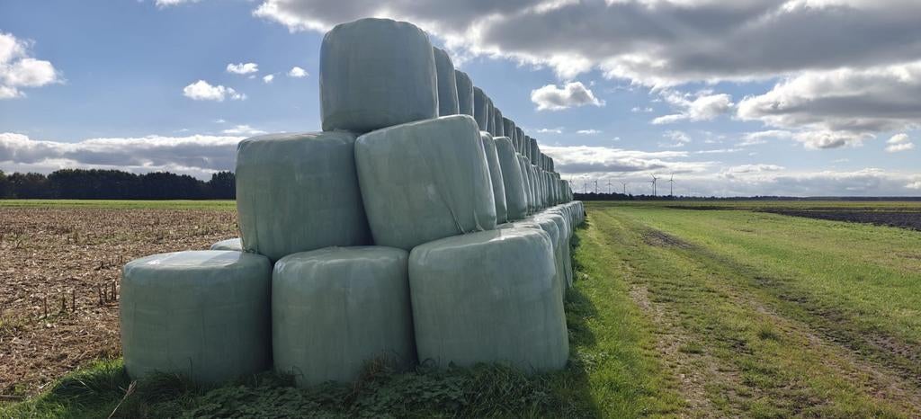 Hooibalen in folie, droog kuilvoer in folie rondebalen, Ophalen, Overige soorten