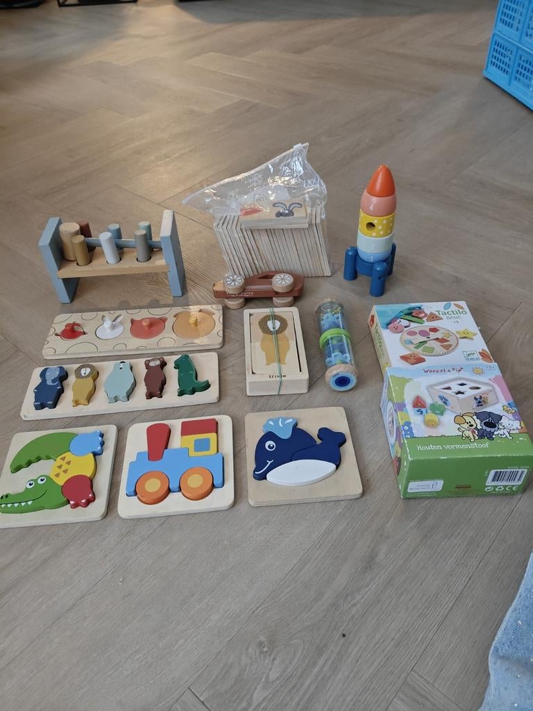 Houten Speelgoed Pakket - Little Dutch, Hema, Djeco, Trixie, Kinderen en Baby's, Speelgoed | Houten speelgoed, Ophalen