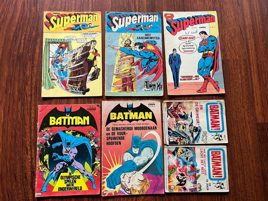 Batman & Superman comics, Boeken, Strips | Comics, Meerdere comics, Ophalen of Verzenden, Gelezen, Amerika
