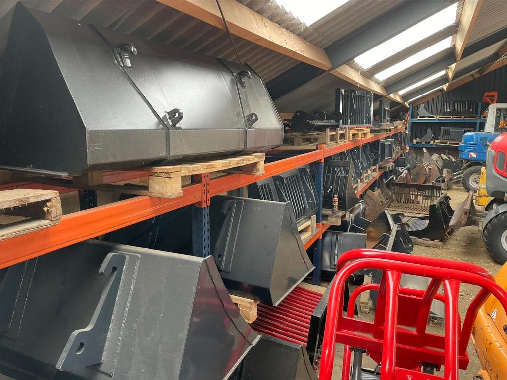 Grondbakken puinbakken tegelrieken palletvorken op voorraad!, Zakelijke goederen, Machines en Bouw | Kranen en Graafmachines, Ophalen of Verzenden