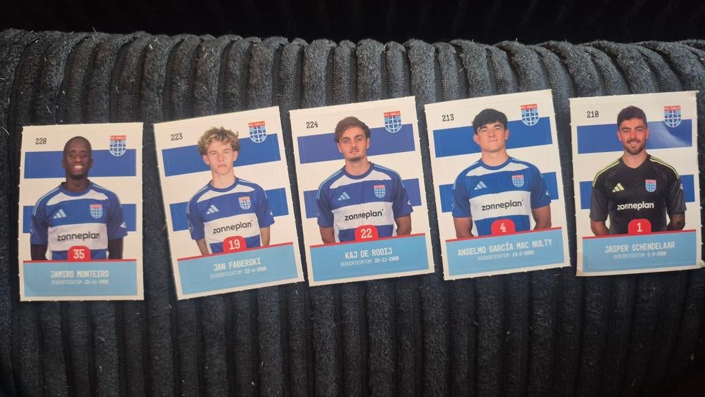 Voetbal plaatjes Plus PEC Zwolle, Plus, Verzenden