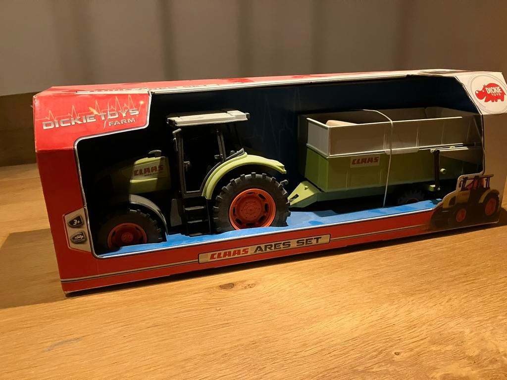 Dickie Toys Claas Ares traktor, Ophalen of Verzenden, Nieuw