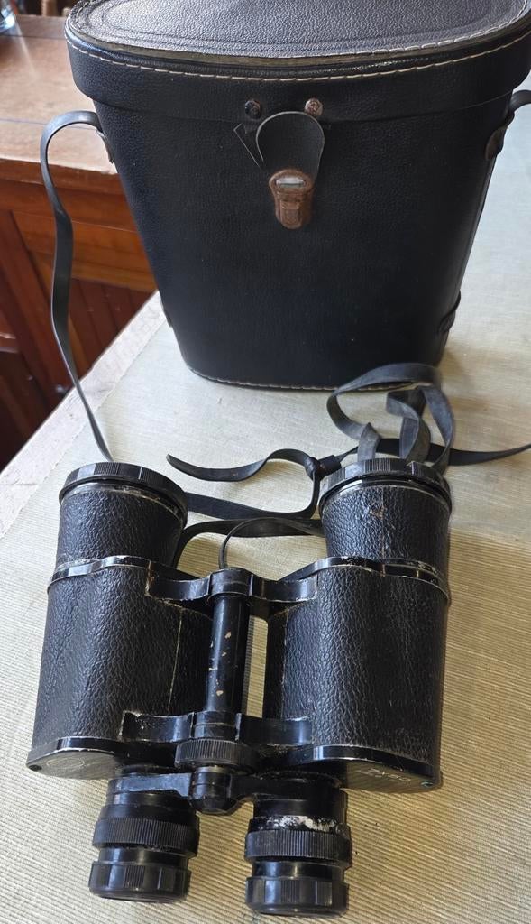 Terra Optics 7x50 Verrekijker met Tas, Gebruikt, 8 tot 12x, Met hoes of tas, Porro (met knik)