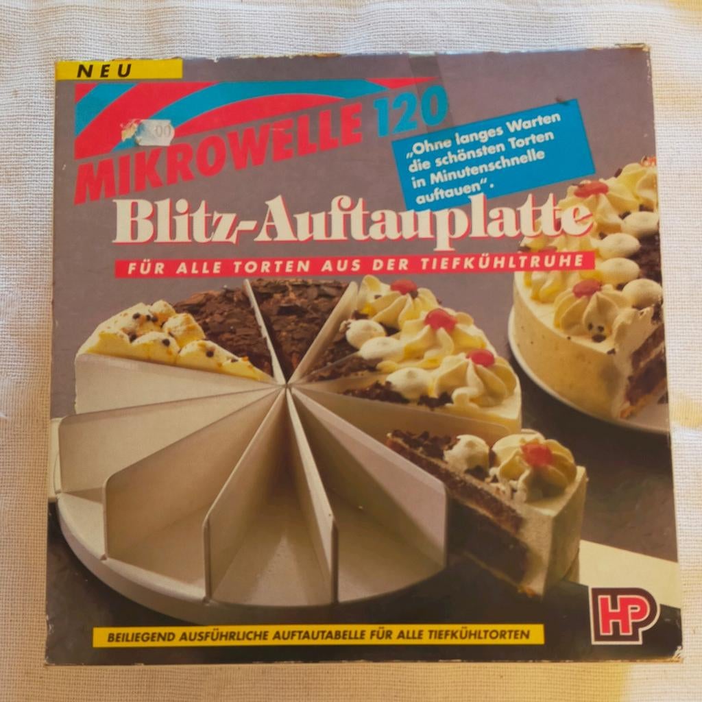 Ideale taartverdeler - Blitz-Auftauplatte, Ophalen, Nieuw