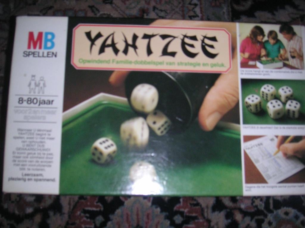 Yahtzee, Ophalen of Verzenden, Zo goed als nieuw, MB Spellen