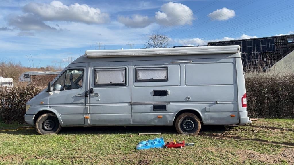 Compleet Camper kenteken mercedes sprinter 312 TD 1998 H3L3, Ophalen, Gebruikt, Mercedes-Benz