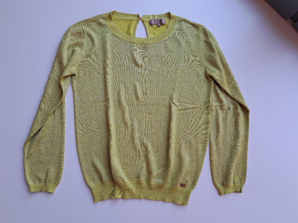 Josh V goud gele trui met gouddraad, 38, Maat 38/40 (M), Geel, Ophalen of Verzenden, Zo goed als nieuw