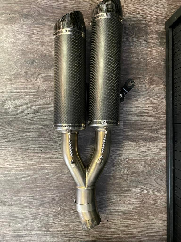 Carbon uitlaat ducati monster  1200, Motoren, Onderdelen | Ducati, Ophalen of Verzenden, Gebruikt