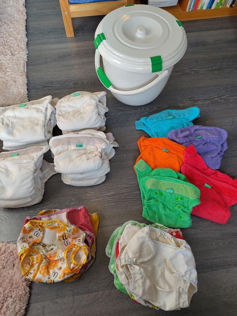 Wasbare luiers Totsbots, Mother Ease, Popolini Vento, Ophalen of Verzenden, Gebruikt, Overige typen