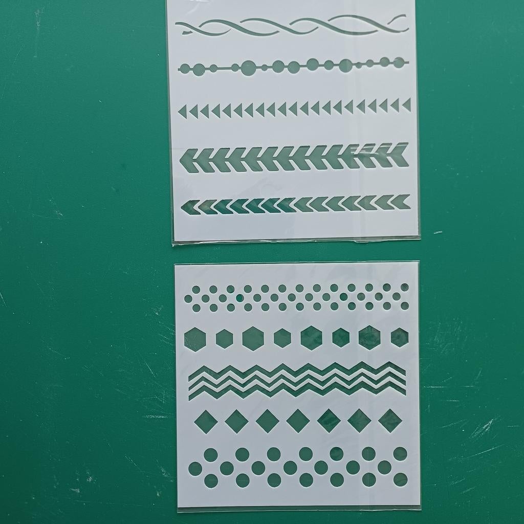 2 Sjablonen voor kaarten/bulletjournals - Nieuw!, Ophalen of Verzenden, Nieuw, Overige thema's