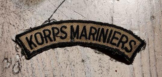Korps Mariniers Embleem - patch, Ophalen of Verzenden, Marine, Nederland, Embleem of Badge