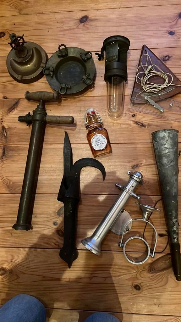 Verzameling scheeps curiosa, Ophalen of Verzenden, Gebruikt, Motorboot of Zeilboot