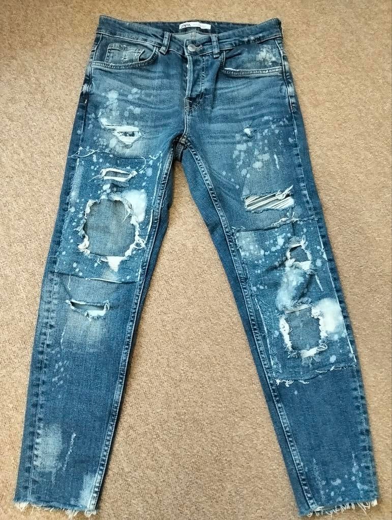 Zara Man- jeans- spijkerbroek maat S - blauw, Blauw, W32 (confectie 46) of kleiner, Ophalen of Verzenden, Zo goed als nieuw