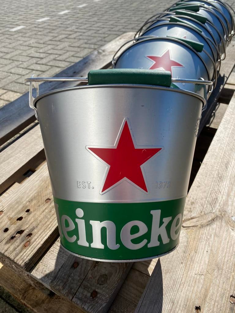 Heineken bucket/emmer, Verzamelen, Biermerken, Gebruikt, Overige typen, Heineken, Ophalen