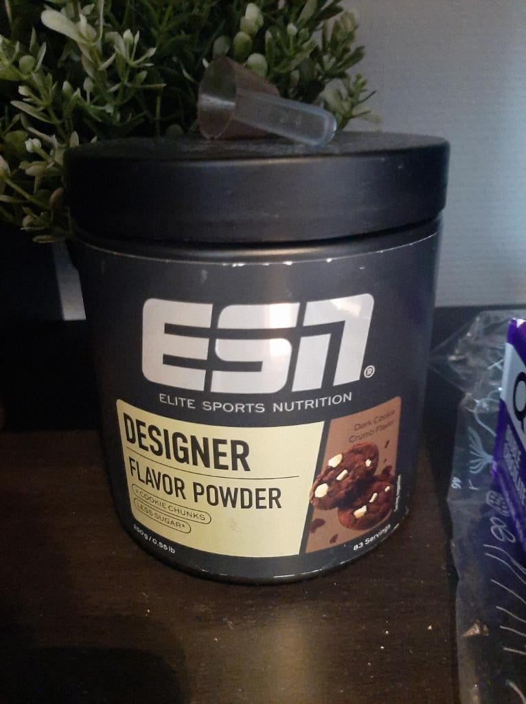 Esn flavor powder dark cookie crumb, Ophalen, Zo goed als nieuw, Poeder of Drank