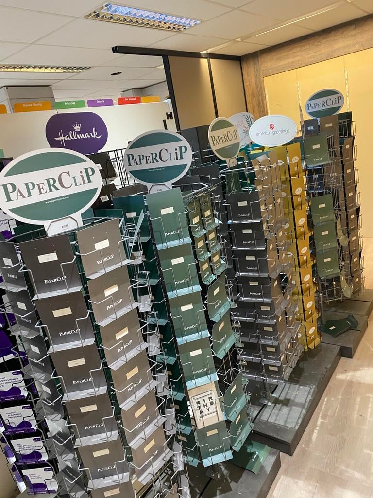 Paperclip wenskaart molens, Ophalen of Verzenden, Gebruikt