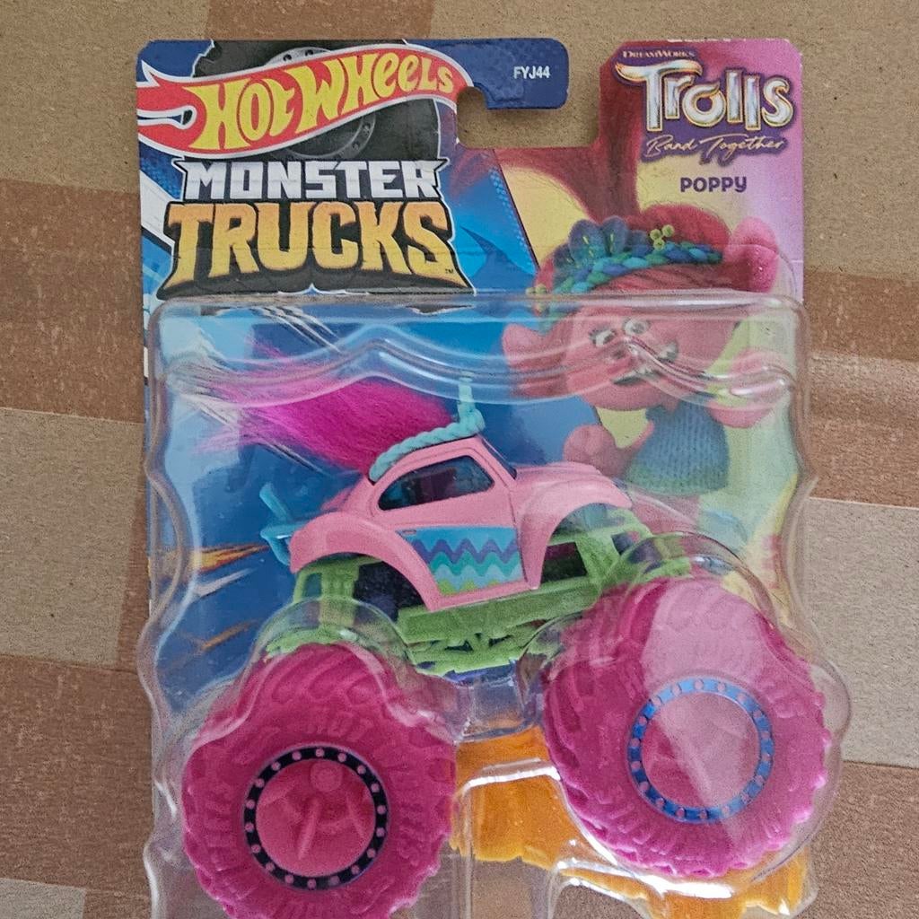 Hot Wheels Monster Trucks Trolls Poppy, Service.europe@mattel.com, Nieuw, Ophalen of Verzenden, Mattel