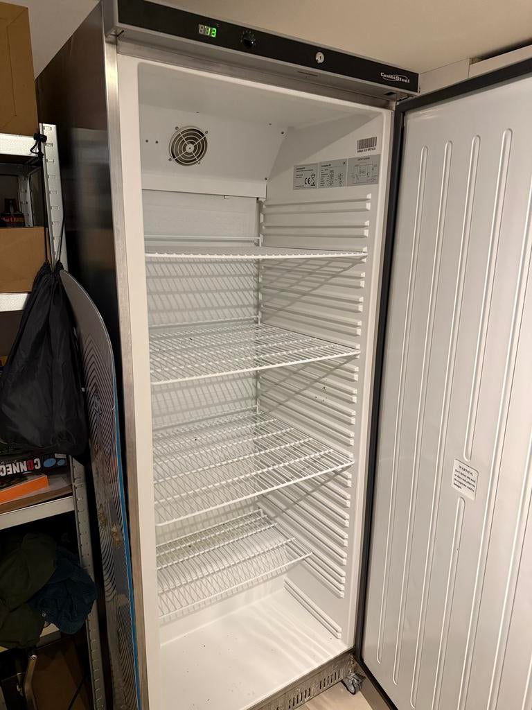 Combisteel HR600 S/S Professionele Horeca Koelkast RVS, Zakelijke goederen, Horeca | Keukenapparatuur, Ophalen, Gebruikt, Koelen en Vriezen