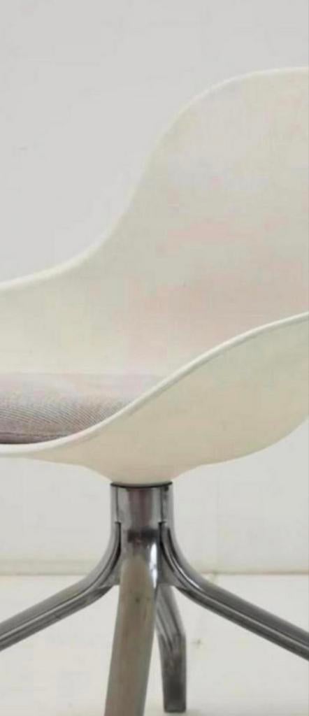 Set van 2 Ikea Martin vintage draaistoelen. Type Jakob., Huis en Inrichting, Stoelen, Ophalen of Verzenden, Wit, Stof