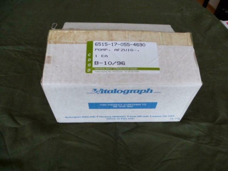 Vitalograph handpompje medisch veterinair huisarts, Niet ingevuld, Niet ingevuld, Ophalen of Verzenden, Zo goed als nieuw