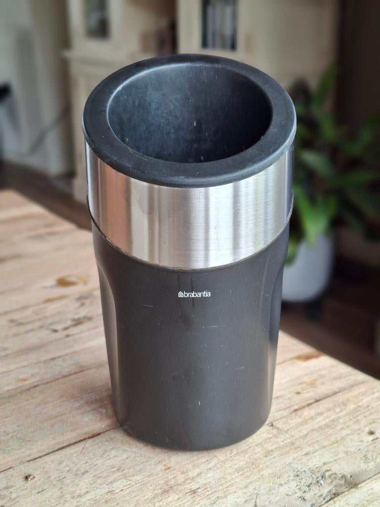 Brabantia dubbelwandige wijnkoeler - Zwart/RVS, Ophalen of Verzenden