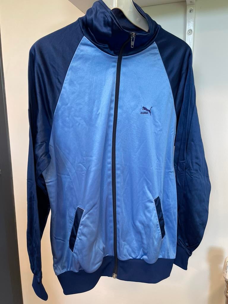 Vintage Trainings Jack jaren’60 . Maat L., Kleding | Dames, Ophalen of Verzenden, Zo goed als nieuw, Blauw, Overige typen