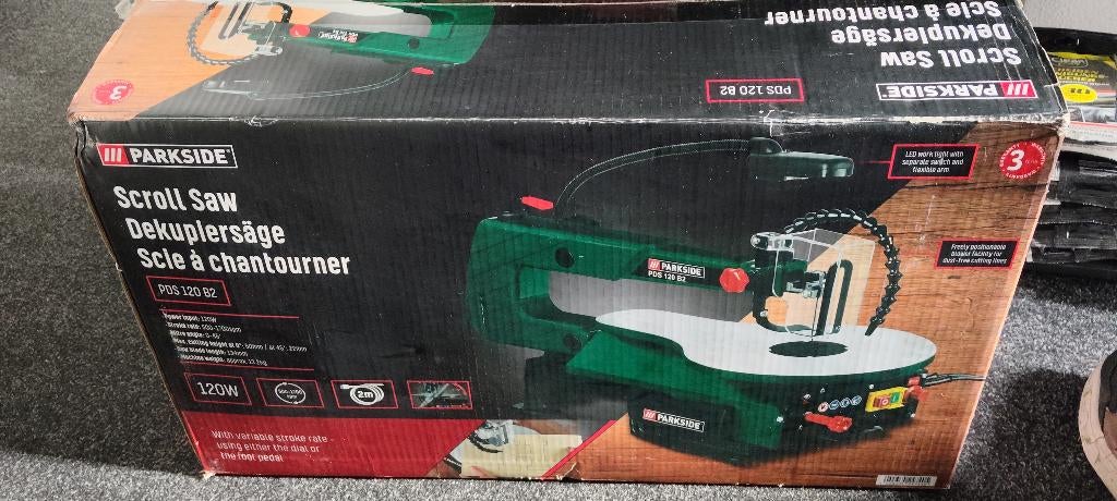 Lidl figuurzaagmachine  (nieuw in doos), Ophalen, Nieuw, Gereedschap of Toebehoren