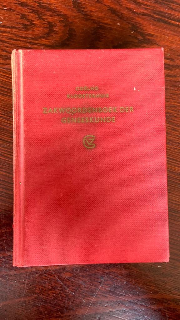 Zakwoordenboek der geneeskunde - Coelho Kloosterhuis, Ophalen of Verzenden, Overige uitgevers, Nederlands