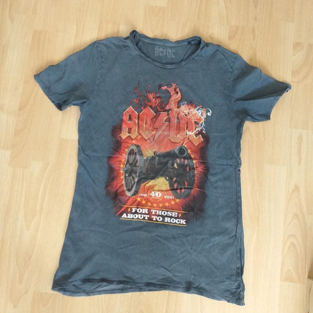 T- shirt maat s ac/dc, Ophalen of Verzenden, Gedragen, Maat 46 (S) of kleiner, Overige kleuren