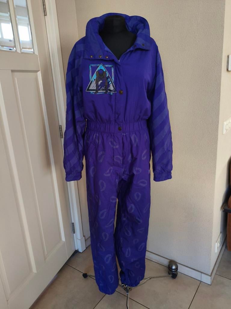 Vintage fout paars skipak,   maat XL, Ophalen of Verzenden, Zo goed als nieuw, Maat 46/48 (XL) of groter, Pak