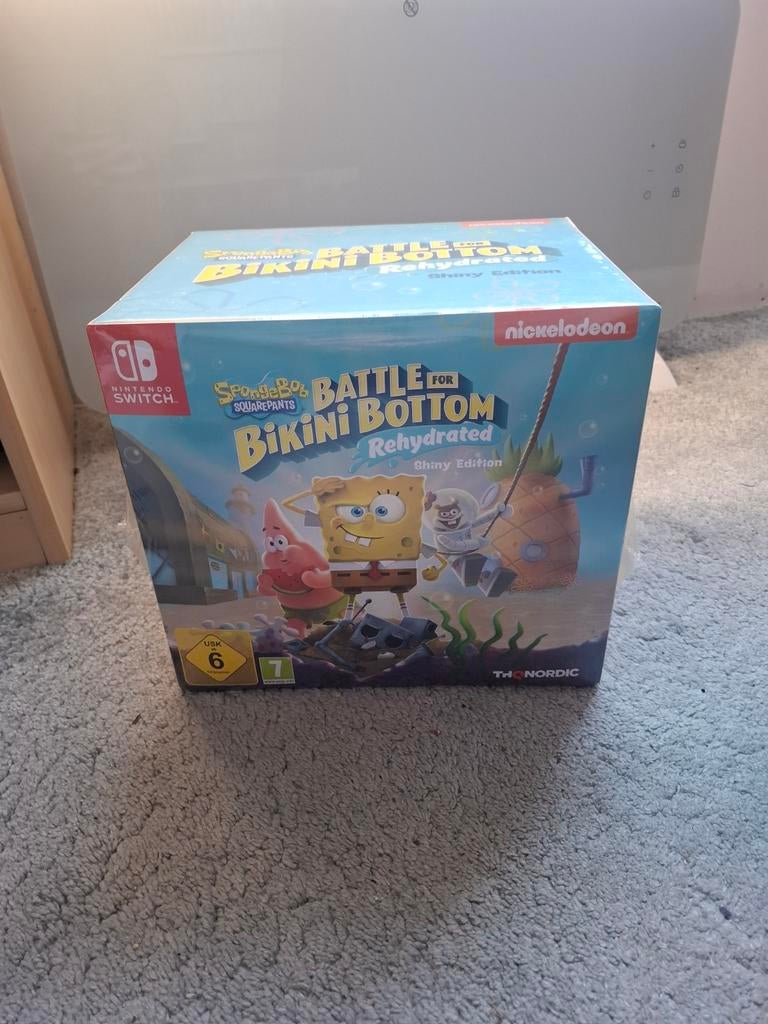 SpongeBob Battle for Bikini Bottom Rehydrated Shiny Edition, Avontuur en Actie, 1 speler, Nieuw, Ophalen of Verzenden