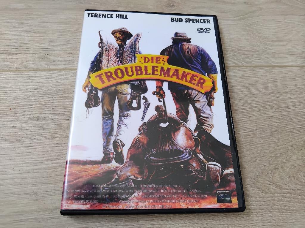 The Troublemakers Duitse DVD Bud Spencer Terence Hill, Alle leeftijden, Ophalen of Verzenden, Gebruikt, Actiekomedie