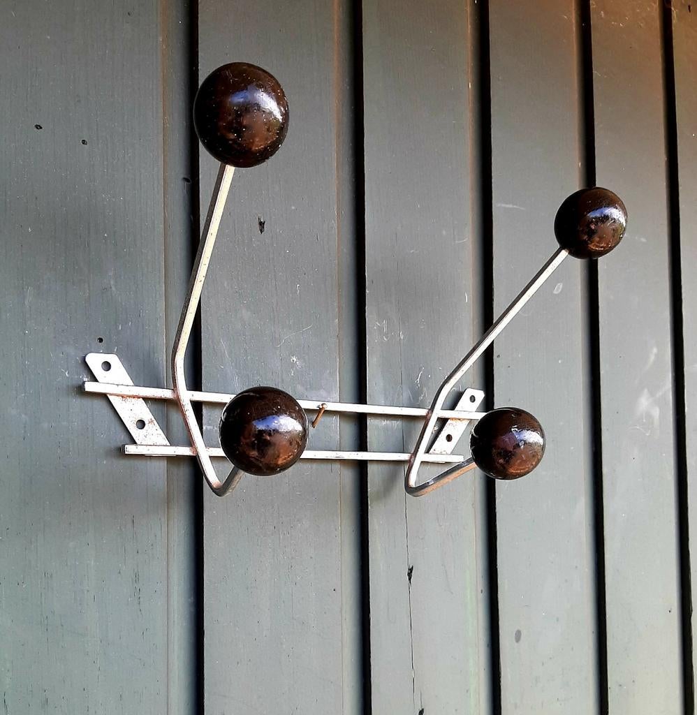 Franse - Kapstok / Klerenhanger - (Vintage / 60's / Atomic), Ophalen of Verzenden