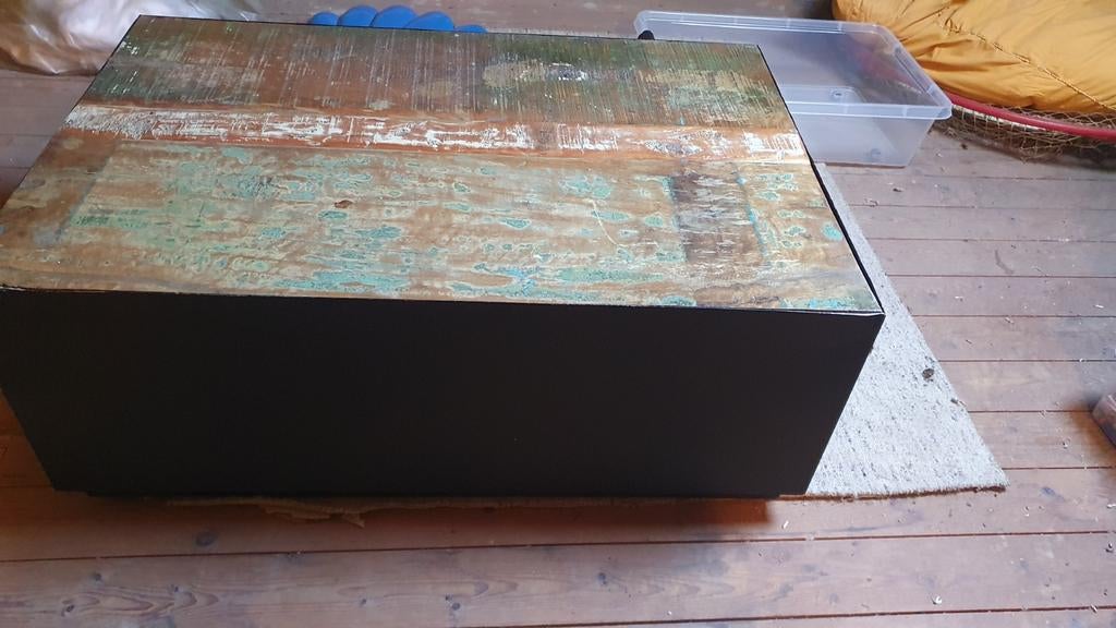 Salontafel en tv meubel, Gebruikt, 100 tot 150 cm, Minder dan 50 cm, Rechthoekig