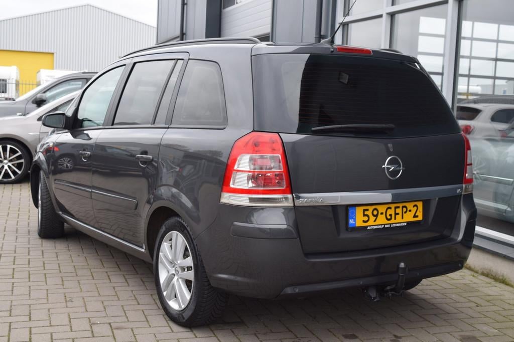 Opel Zafira 1.6 Cosmo | LPG G3 | Clima | Cruise | NAP + APK, Auto's, Opel, Voorwielaandrijving, Stof, Gebruikt, Zwart