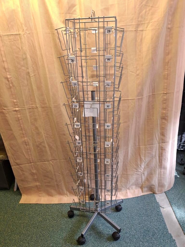 Wenskaarten molen, Carrousel, Ansichtkaart Display 68 vaks Q, Ophalen, Gebruikt