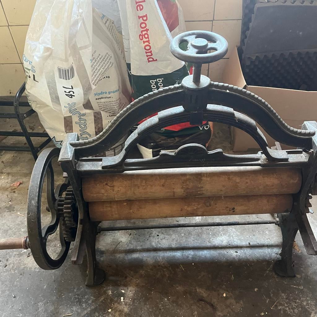 Oude mangel, Antiek en Kunst, Ophalen